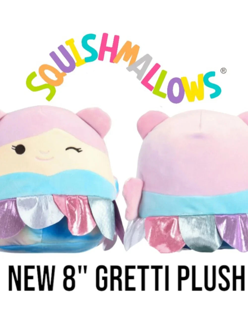 NEW SQUISHMALLOWS PLUSH BUNDLE Gretti Bebb Bevalee Easter Basket GIFT SET Stuffe